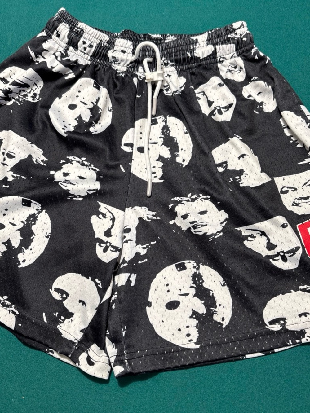 Ryoko Rain Horror Films Mesh Men’s Drawstring Shorts , XL , $25
